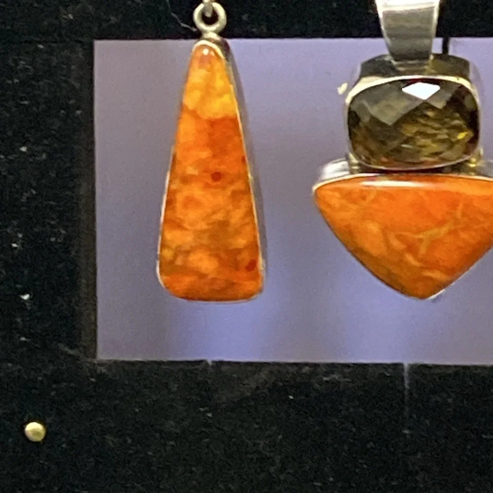 John Lee Earring & pendant set